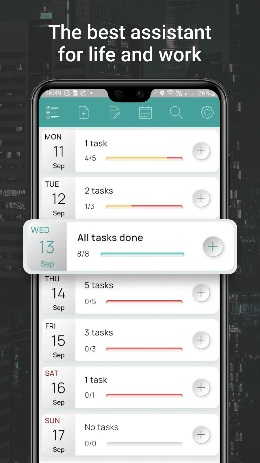 My Tasks: Planner & To-Do List screenshot